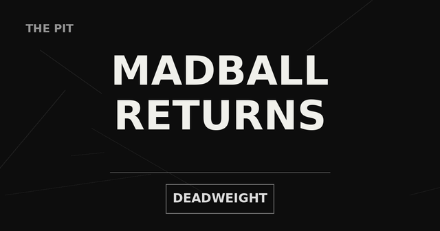 Deadweight The Pit cover reading Madball Returns on a black cracked background
